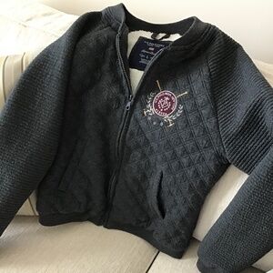 U.S. POLO ASSN. ZIP SWEATER-JACKET WOMENS